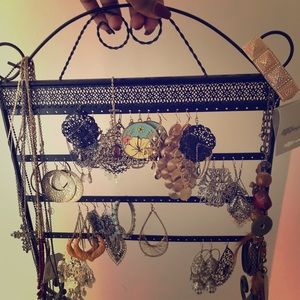 Earring holder plus earrings
